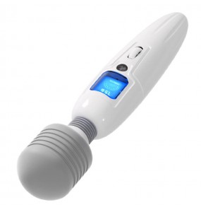MizzZee - Big Head Vibrating AV Wand (Chargeable - White)